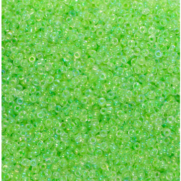 Koraliki NihBeads 12/0 Inside-Color Rainbow Crystal/ Sour Apple