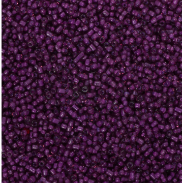 Koraliki NihBeads 12/0 Inside-Color Amethyst/ Beige Line
