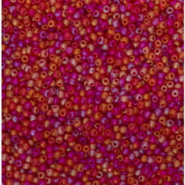 Koraliki NihBeads 12/0 Trans-Rainbow Frosted Siam Ruby