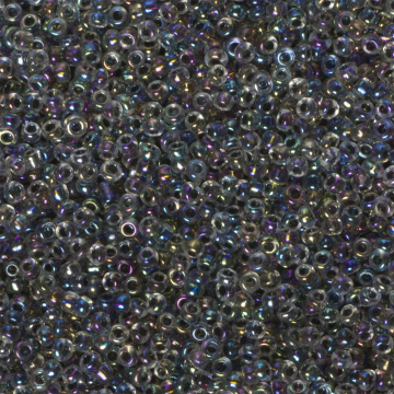 Koraliki NihBeads 12/0 Inside-Color Rainbow Crystal/ Jet Line