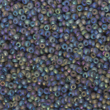 Koraliki NihBeads 12/0 Trans-Rainbow Frosted Gray