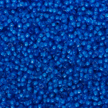 Koraliki NihBeads 12/0 Inside-Color Aquamarine/ White Line