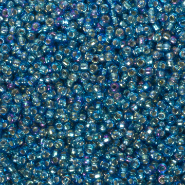 Koraliki NihBeads 12/0 Silver-Lined SH Trans-Rainbow Aquamarine