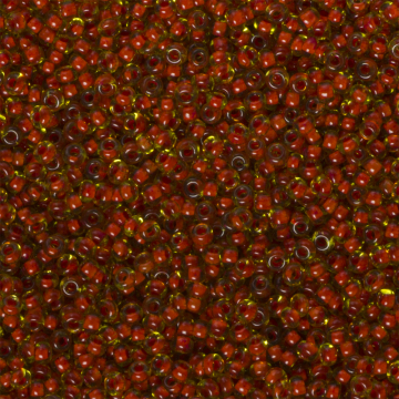 Koraliki NihBeads 12/0 Inside-Color Topaz/ Tomato Line