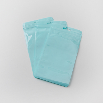 Woreczek z zamknięciem strunowym pastelowy miętowy 18x10cm