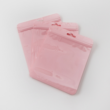 Woreczek z zamknięciem strunowym pastelowy różowy 15x12cm