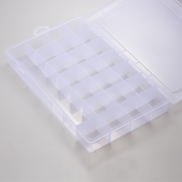 Pudełko plastikowe 23 przegródek 35x22cm