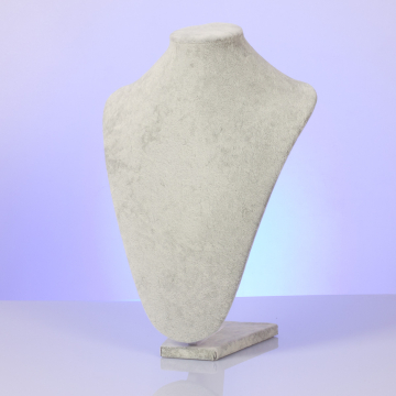 Ekspozytor na naszyjnik szary 31x21cm