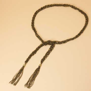 Szal z plecionych łańcuszków 113cm