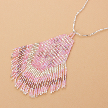 Naszyjnik boho z koralików Matsuno 10cm