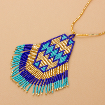 Naszyjnik boho z koralików Matsuno 10cm