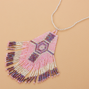 Naszyjnik boho z koralików Matsuno 10cm