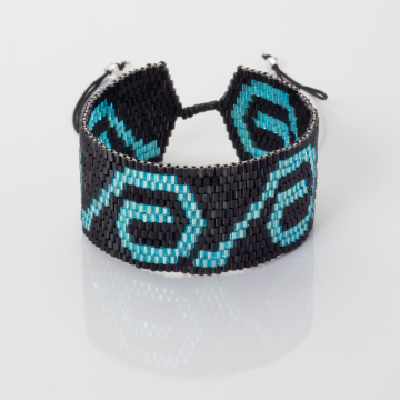 Bransoletka boho 13 rzędowa z koralików Matsuno 17-27cm