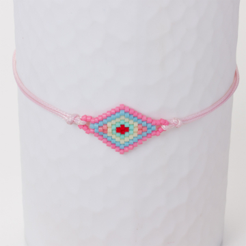 Bransoletka z koralików Toho oczko dł, regulowana