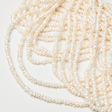 Perły naturalne hodowlane potato 3-4mm