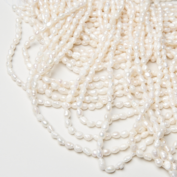 Perły naturalne hodowlane nugget 4-5mm