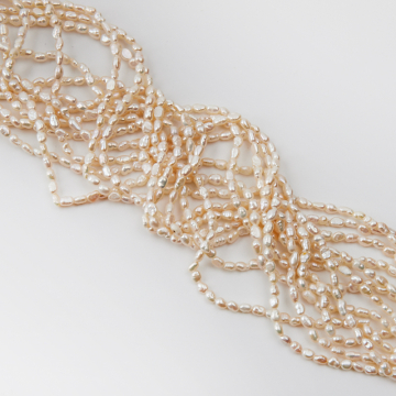 Perły naturalne potato hodowlane 3-5mm