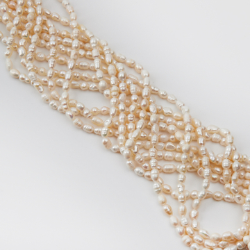Perły naturalne rice hodowlane 6-9mm Perły naturalne rice hodowlane 6-9mm