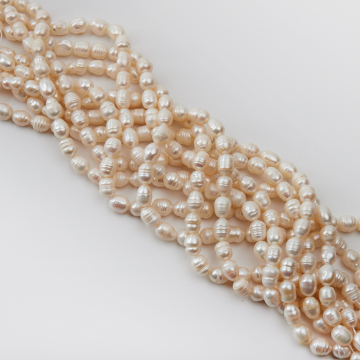 Perły naturalne rice hodowlane 9,5-10mm Perły naturalne rice hodowlane 9,5-10mm