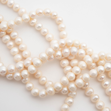 Perły hodowlane słodkowodne round 8-9mm
