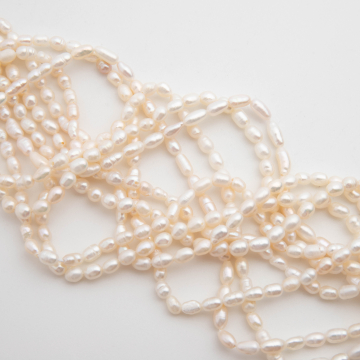 Perły hodowlane słodkowodne rice 5-6mm