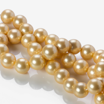 Perła seashell kulka złota 14mm