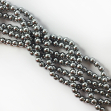 Perły seashell kulka stalowa 6mm