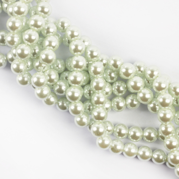 Perły szklane białe 10mm