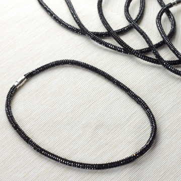 Naszyjnik star dust jet 6mm