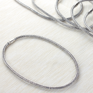 Naszyjnik star dust silver 6mm