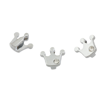 Przekładka z kryształkiem korona 14x16mm