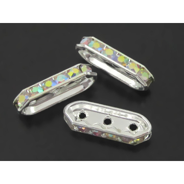 Przekładka z kryształkami crystal AB 3 dziurki