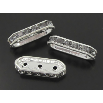 Przekładka z kryształkami black diamond 3 dziurki