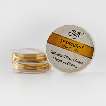 Drut 1mm w kolorze złotym 1,4m