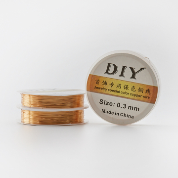 Drut 0,3mm w kolorze złotym 15,8m