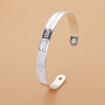 Bransoletka z mosiądzu z napisem 16-20cm