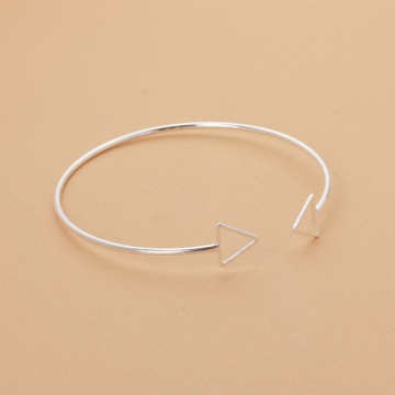 Bransoletka z mosiądzu trójkąty wycięte 17-21cm