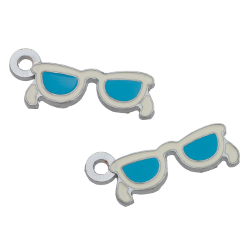 Zawieszka okulary niebieskie 30mm