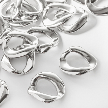 Ogniwa łańcucha akrylowego falowany 31x28mm