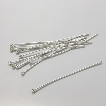 Szpilki z główką w kolorze srebrnym 40x0,5mm