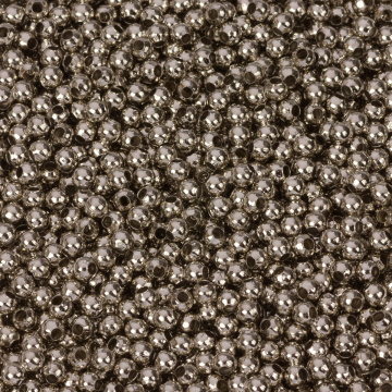 Kulki gładkie w kolorze ciemnego srebra 3mm