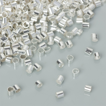 Posrebrzane zaciski 1,5mm