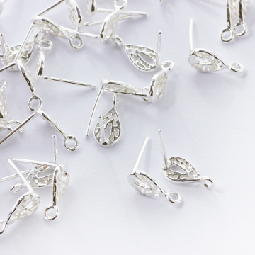 Srebrne sztyfty azteckie AG925 12x6mm