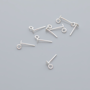 Srebrne sztyfty kwadraty 3mm, próba Ag925