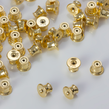 Srebrne baranki z silikonem 925 pozłacane 5mm