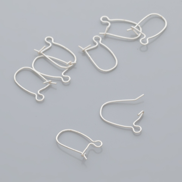 Srebrne bigle zapinane AG925 15mm