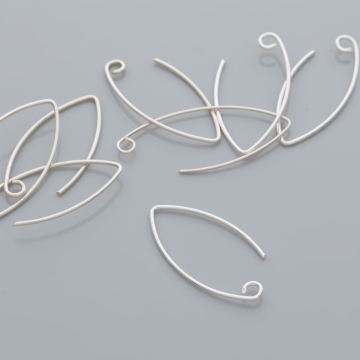 Srebrne bigle "rybki" AG925 30mm