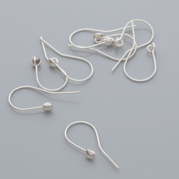 Srebrne bigle otwarte krążki AG925 4mm