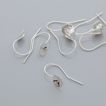 Srebrne bigle otwarte do rivoli AG925 26mm