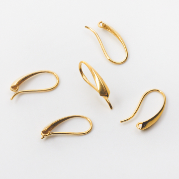 Srebrne bigle diamentowe otwarte AG925 pozłacane 23mm